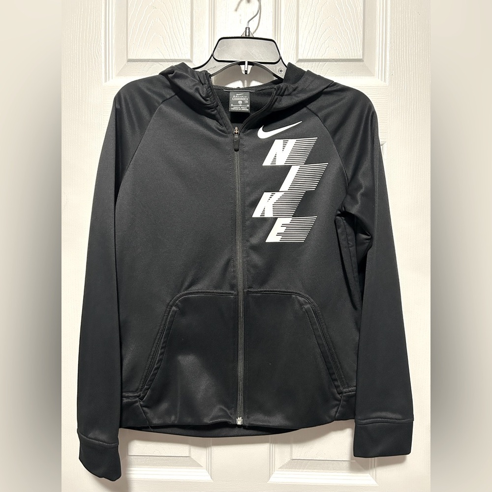 Boys Nike Zip-Up Hooded Sweatshirt - Size XL
